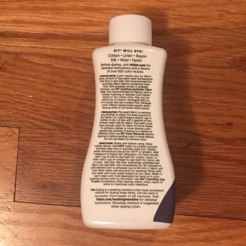 Navy blue Rit Dye - Picture 2 of 2